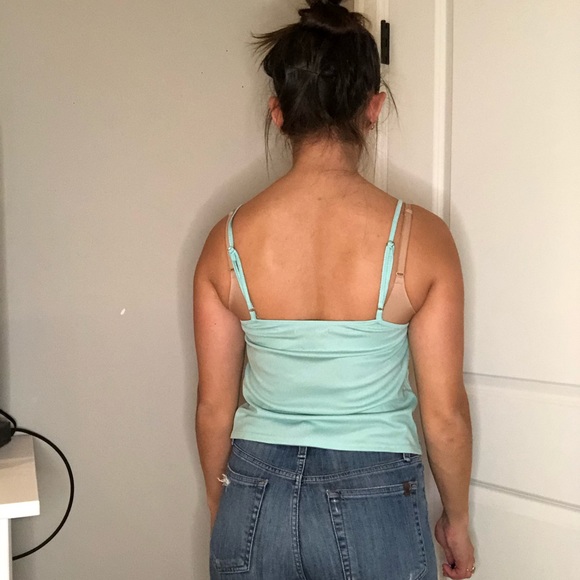 FOREVER 21 TURQUOISE BEADED TANK TOP - Picture 2 of 5